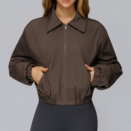 FULL ZIPPER AND LONG SLEEVE OUTDOOR JACKET