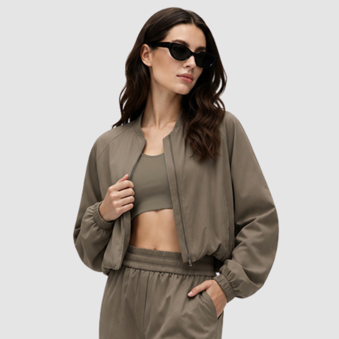 Wholesale Unisex Cropped Quick-Dry Sports Jacket – Nylon Outdoor Training Layer