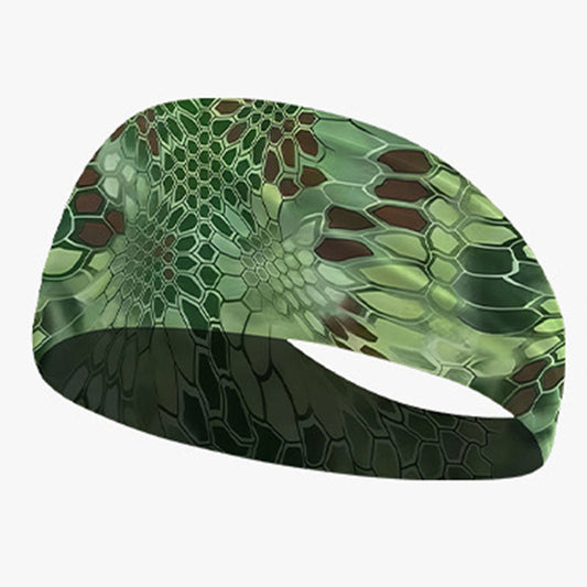 Quick-dry wide elastic sweat-absorbent sports headband