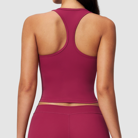 Wholesale Women's I-shape back removable padded tank top