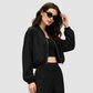 Wholesale Unisex Cropped Quick-Dry Sports Jacket – Nylon Outdoor Training Layer