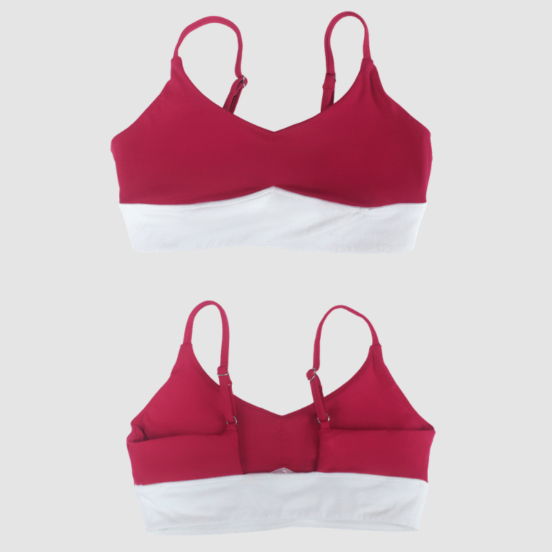 Wholesale Women's Naked-Feel Color-Block Racerback Sports Bra + V-Waist 7/8 Leggings Set – Yoga Fitness Activewear