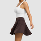 Wholesale strong support tank top + anti-exposure skirt