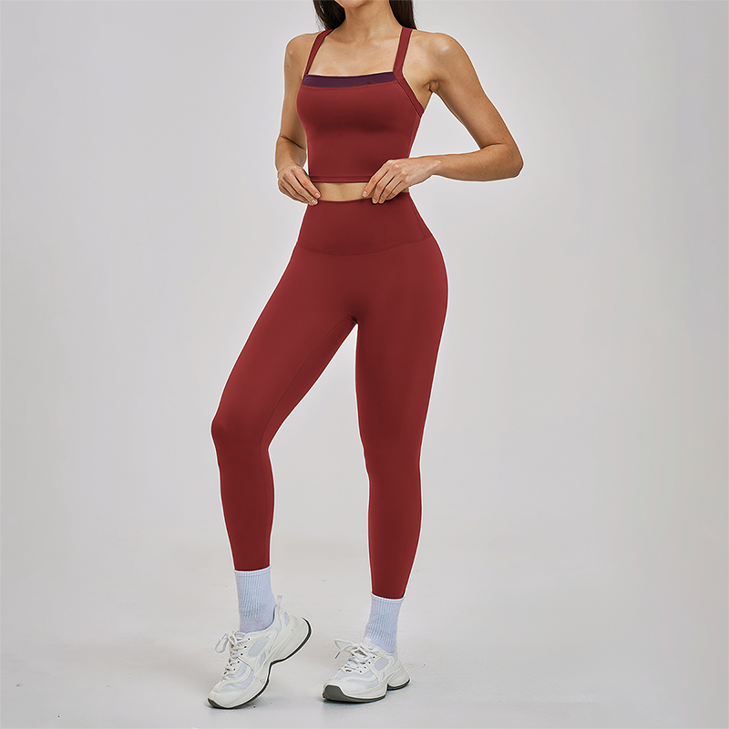 Wholesale Solid Color Top + Quick-Drying Legging set