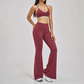 Naked and beautiful back bra+high waisted Legging 2-piece set