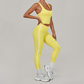 Wholesale Naked-Feel Racerback Tank & High-Waist Leggings Set – Sculpting Yoga 2-Piece