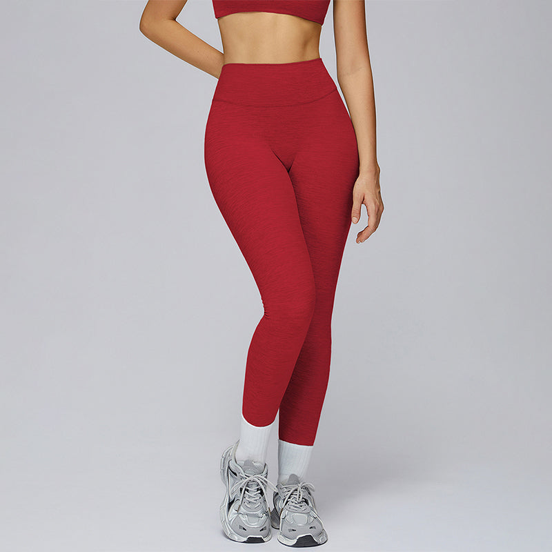 High-waisted quick-drying sports trousers