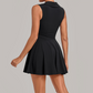 Wholesale Women's Quick-Dry Tennis Dress – Separate Shorts Anti-Exposure Pleated Yoga Skirt