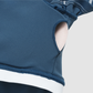 Wholesale Women's Seam-Detail Short Sleeve Crop Top + High-Waist Shorts Set – Butt-Lifting Yoga Gym Activeweare