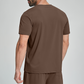 Wholesale Men's Drop-Shoulder Round-Neck Athletic T-Shirt – Breathable Workout Tee
