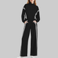 Wholesale Women's Side Stripe Long Sleeve Sweatshirt & Jogger Pants Set