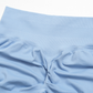 Wholesale Women's Seamless Yoga Set – Open-Back Vest and High-Waist Shorts