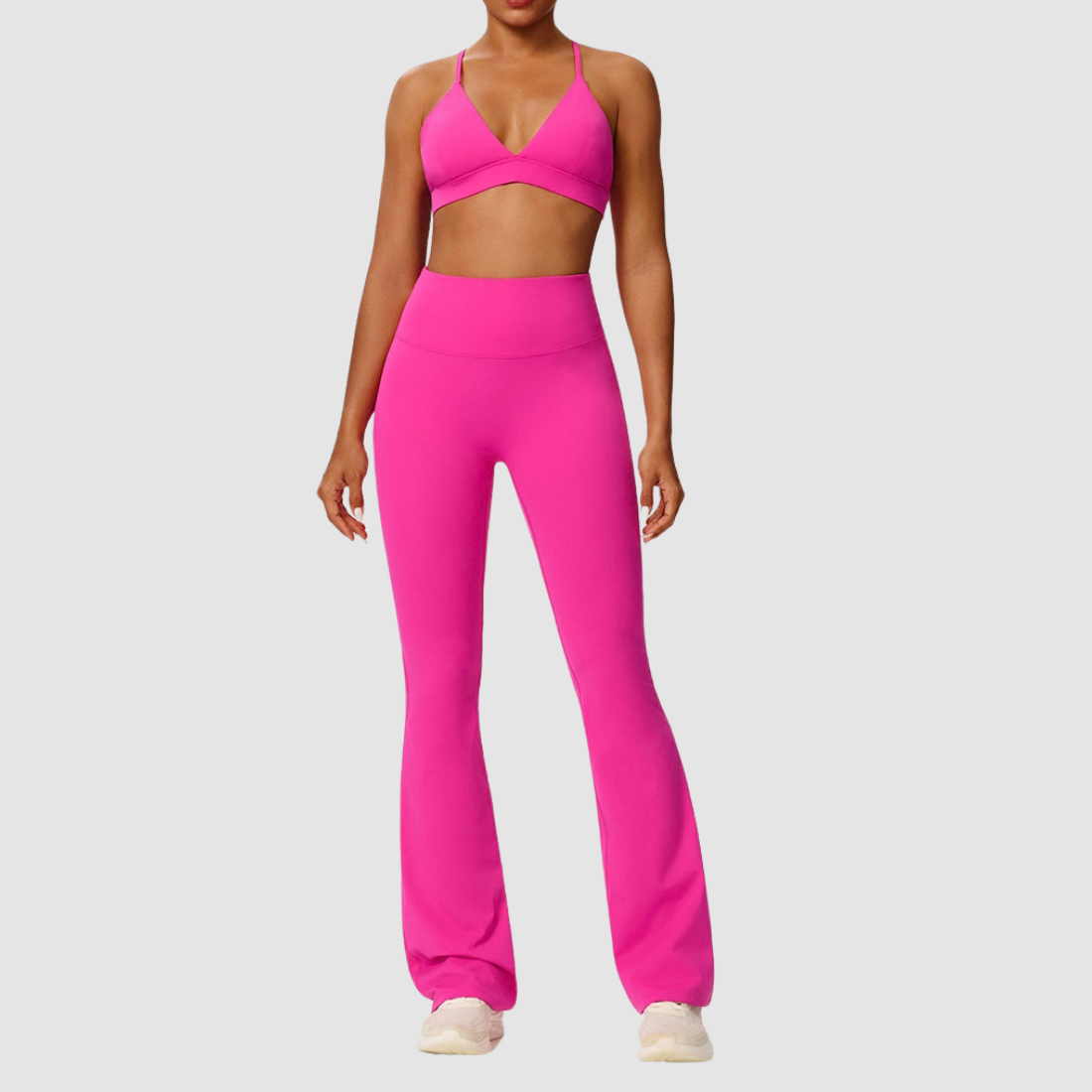 Wholesale Women's High-Stretch Breathable Yoga Three-Piece Set