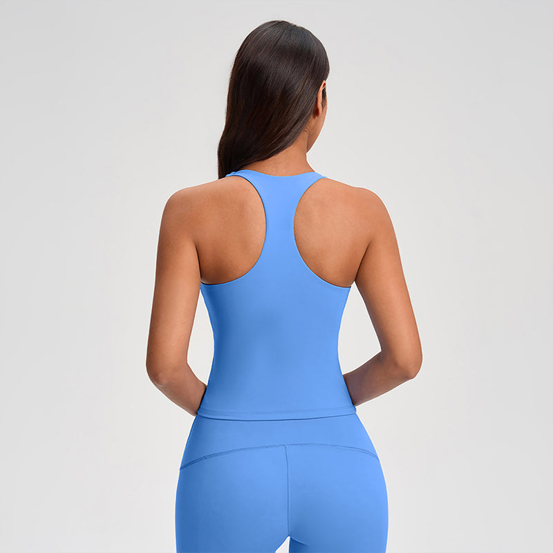 Wholesale solid color I-shaped back tank top