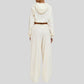 Wholesale sun protection hooded jacket + loose wide-leg pants