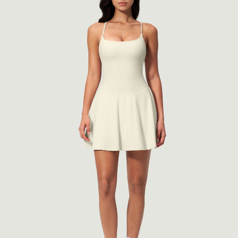 Wholesale Removable Breast Anti-Exposure Tennis Dress