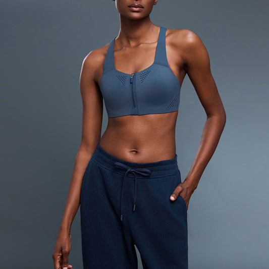 Wholesale Zip-Front Sports Bra | Wonderxfans bulk activewear