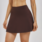 Wholesale A-line anti exposure fake two piece yoga skirt