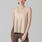 Wholesale Lyocell-Blend Breathable Sleeveless Sports Tank Top – Relaxed Fit Yoga Vest