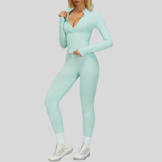 Wholesale Long Sleeve Full Zipper Jacket | Wonderxfans bulk activewear