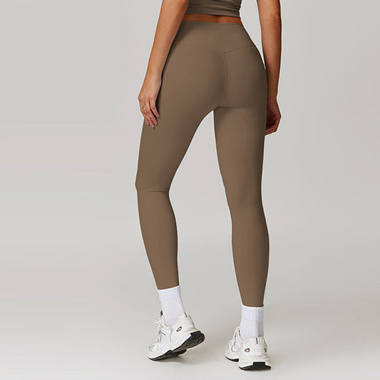 Brushed Snug fit High-waisted sports leggings