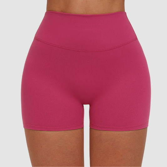 Wholesale solid color high-waisted tight shorts | Wonderxfans bulk activewear