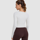 Wholesale Nude Feel Long Sleeve Yoga Top