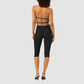 Wholesale Halter-Neck Sports Bra & Capri Leggings Set – Quick-Dry Yoga 2-Piece