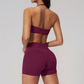 Wholesale Naked-Feel Seamless Sports Bra & High-Waist Leggings Set – Quick-Dry Yoga 2-Piece