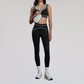 Wholesale contrast color sports bra + elastic leggings