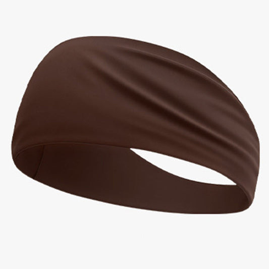 Quick-dry wide elastic sweat-absorbent sports headband