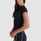Wholesale Women's Zip-Up Short Sleeve Top & Shorts Set – Athletic Two-Piece