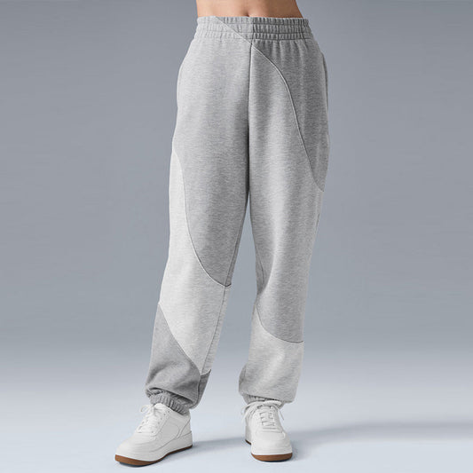Wholesale Color-Blocked Loose Cuffed Leg Casual | Wonderxfans bulk activewear