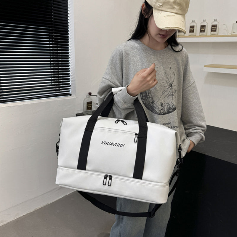 Large-capacity Dry-wet Separated Convertible GYM Duffel Bag