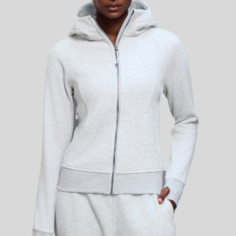 Hooded Zip-Up Fleece Jacket