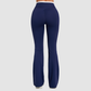 Wholesale cross waistline Flare Yoga Pants | Wonderxfans bulk activewear