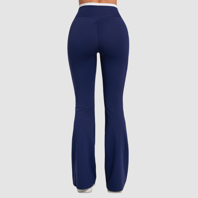 Wholesale cross waistline Flare Yoga Pants | Wonderxfans bulk activewear