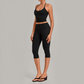Wholesale Women's Halter Neck Yoga Set – High Elasticity Capri Pants Fitness Activewear