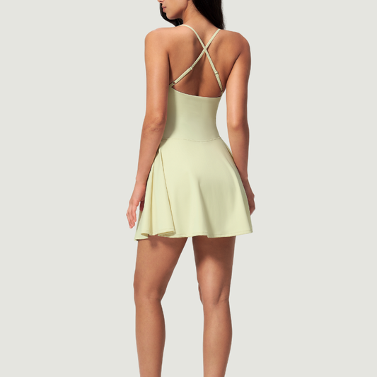 Wholesale Removable Breast Anti-Exposure Tennis Dress