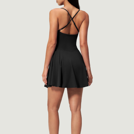 Wholesale Removable Breast Anti-Exposure Tennis Dress