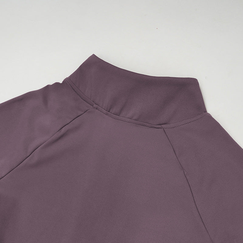 Stand collar zipper jacket