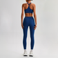 Wholesale Naked-Feel Sports Bra & High-Waist Biker Shorts Set – Quick-Dry Yoga 2-Piece set