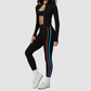 Wholesale Women's Padded Sports Bra, Long Pants & Jacket Yoga Set