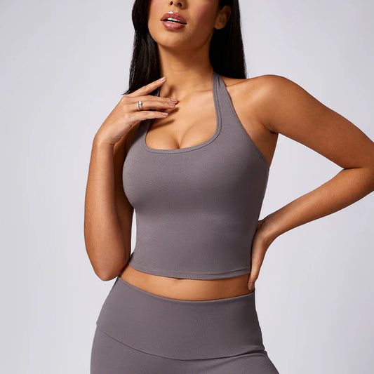Wholesale Halterneck running fitness yoga sports | Wonderxfans bulk activewear