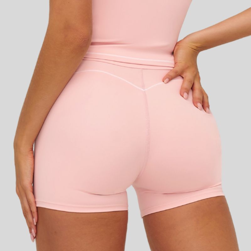 Contrasting stitching shorts