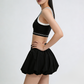 High-Elastic Quick-Dry Beautiful Back Bra + Tennis Skirt 2-Piece Set