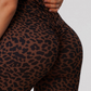 Wholesale leopard print jumpsuit with chest pads