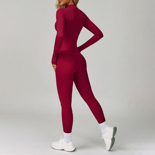 Wholesale Racerback sports Bra + jacket | Wonderxfans bulk activewear
