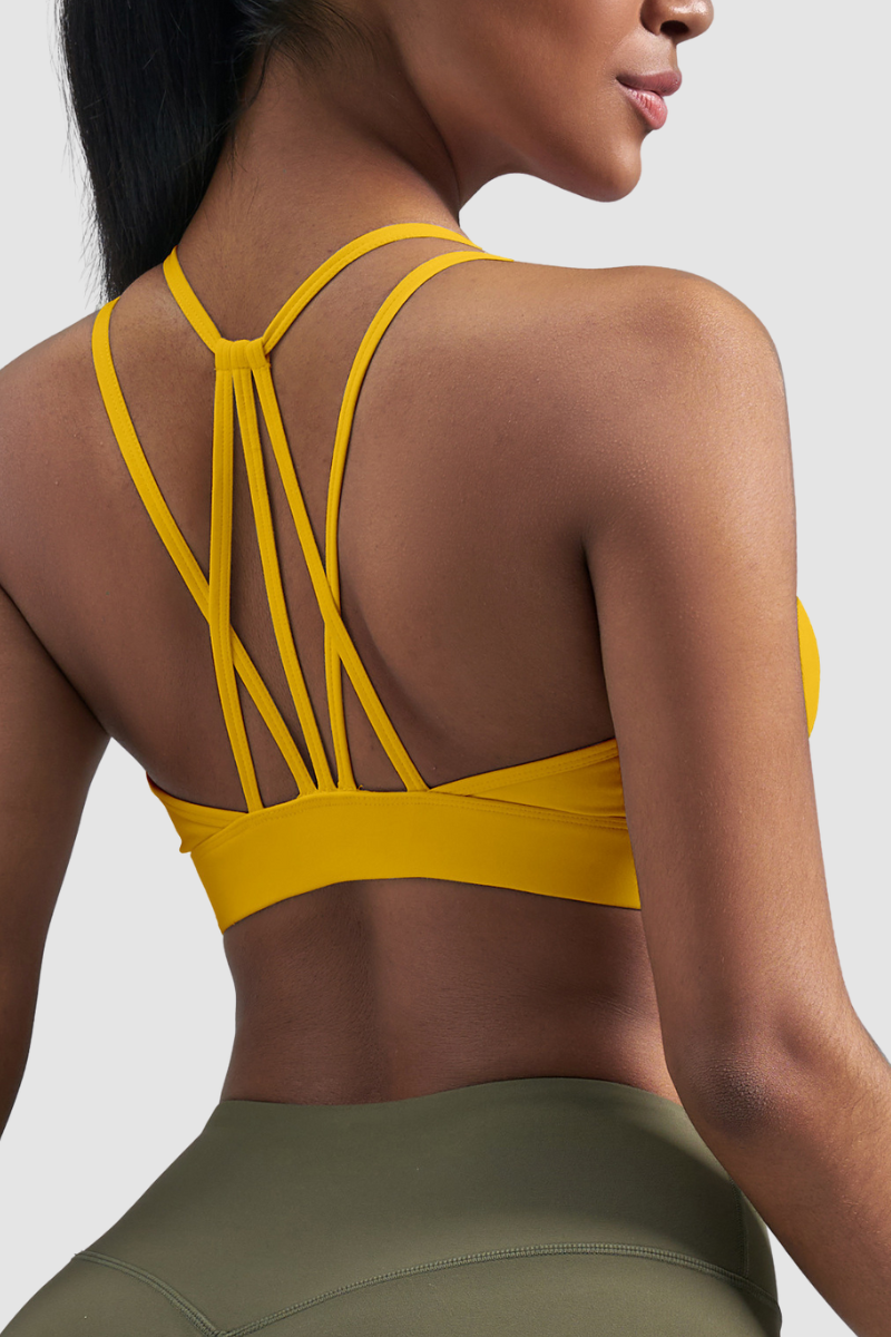 Wholesale thin strap yoga sports bra