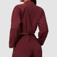 Wholesale Women's UPF50+ Sun-Protection Cropped Zip-Up Jacket – Cool-Touch Stand Collar Athletic Jacket